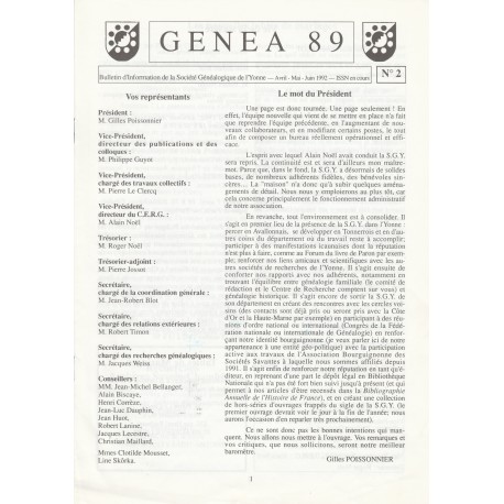 Généa 89 n°2