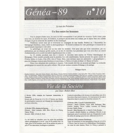 Généa 89 n°10