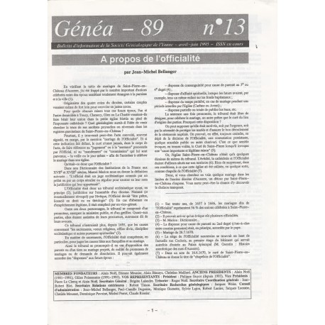 Généa 89 n°13