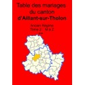 Canton d’Aillant (89-01) - Tome 2 - M à Z