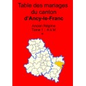 Canton d'Ancy-le-Franc (89-02) - tome 1 - A à M