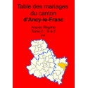 Canton d'Ancy-le-Franc (89-02) - tome 2 - N à Z