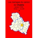 Canton de Chablis (89-09) - Tome 1 - A à M