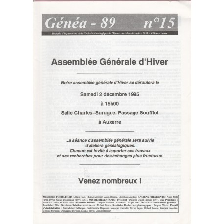 Généa 89 n°15