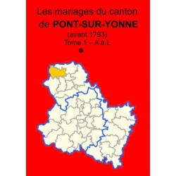 Canton de Pont-sur-Yonne (89-22) Tome 1 - A à M