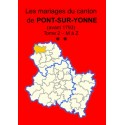 Canton de Pont-sur-Yonne (89-22) Tome 2 - N à Z