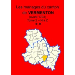 Canton de Vermenton (89-34) Tome 2 - N à Z