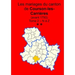 Canton de Courson-les-Carrières (89-14) Tome 2 - N à Z