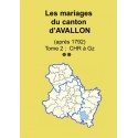 Canton d'Avallon (89-05) - Etat civil - Tome 2 - E à M