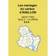 Canton d'Avallon (89-05) - Etat civil - Tome 3 - N à Z