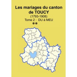 Canton de Toucy (89-33) - Etat civil - Tome 2 - DU à MEU
