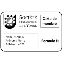 Adhésion SGY - Formule H