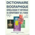 Dictionnaire biographique, généalogique et historique de l'Yonne - Tome 3 - Lettres L à N